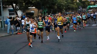 Diego Tirado e Irene Rancaño reinan en la Nocturna Trotacalles