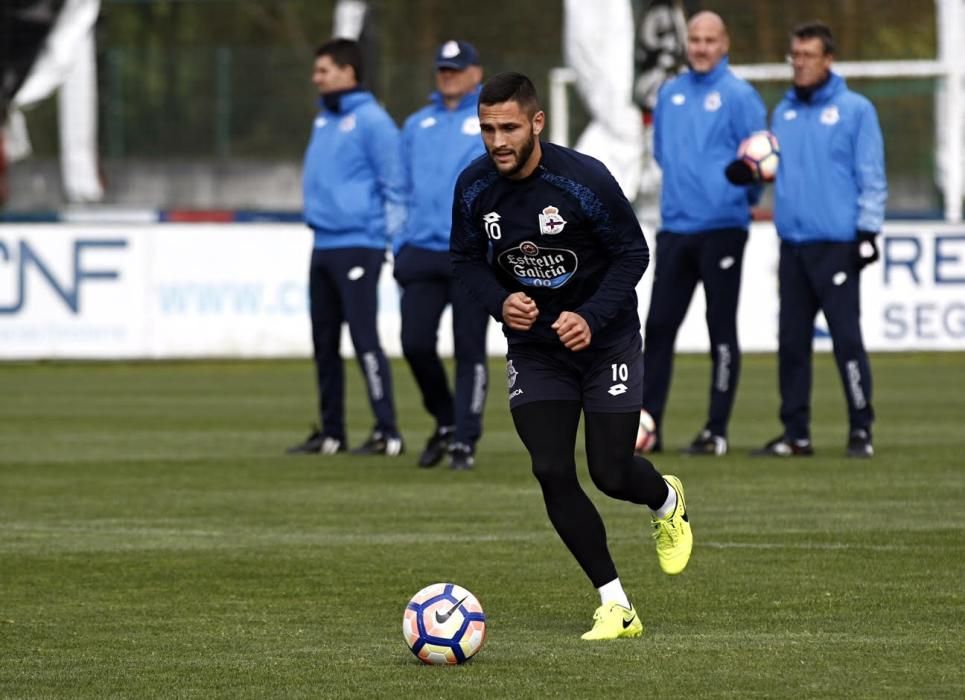 Mosquera y Arribas, bajas en el primer entrenamiento de la semana