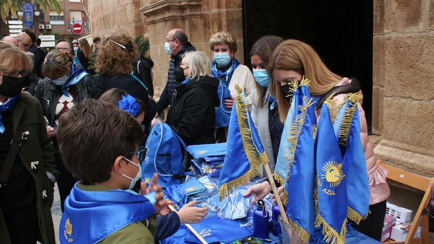Semana Santa Lorca 2022 | Paso azul: Los azules se echan a la calle en  Lorca en el 'Anuncio' más multitudinario
