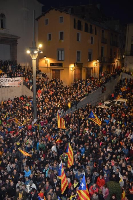 Berga omple els carrers amb una de les mobilitzaci