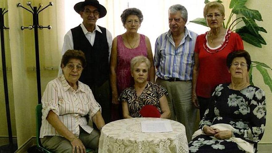 Belisario Taranilla (a la izquierda) y Luis San León (derecha), vocal y presidente de la Asociación, respectivamente.