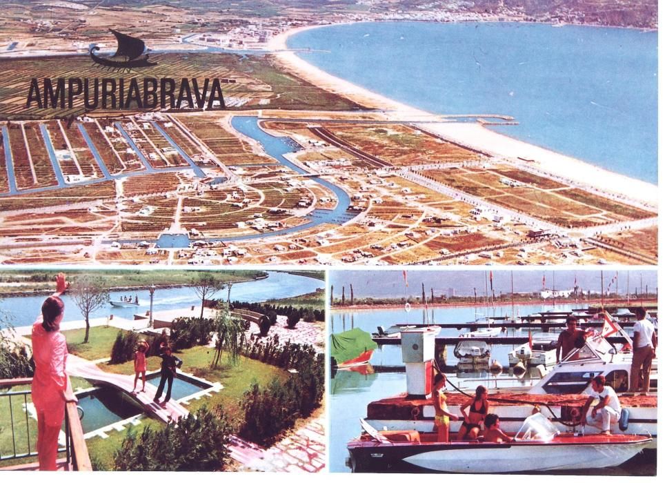 Fulletons publicitaris d'Ampuriabrava S.A. per captar compradors en els primers anys de funcionament de la marina encara en procés de construcció