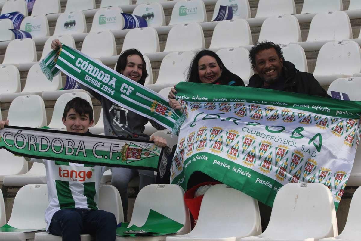 Así vivió la afición el empate del Córdoba ante el Oviedo