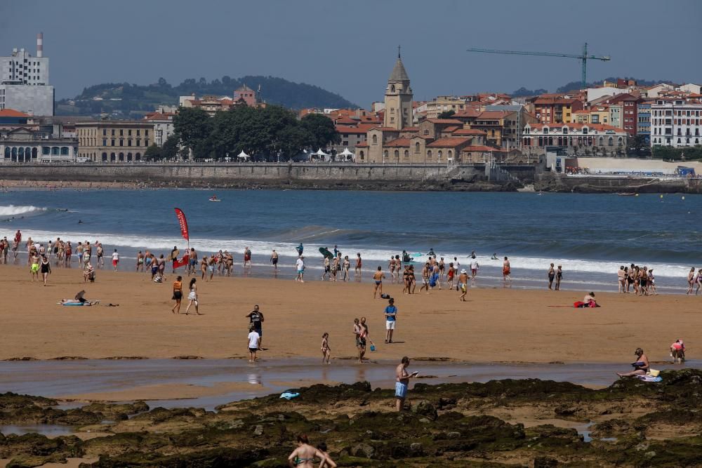 Día de playa en Asturias