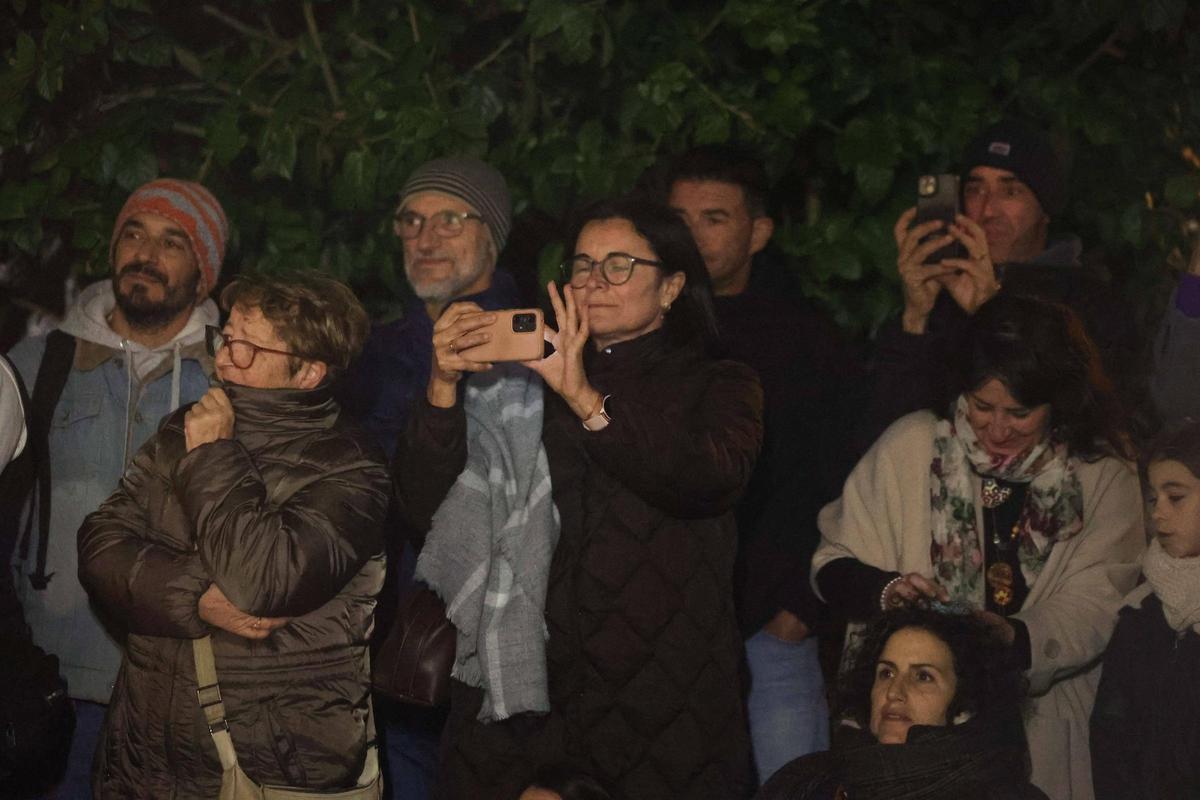 Las imágenes del encendido de luces de Navidad en Sant Josep Las imágenes del encendido de luces de Navidad en Sant Josep