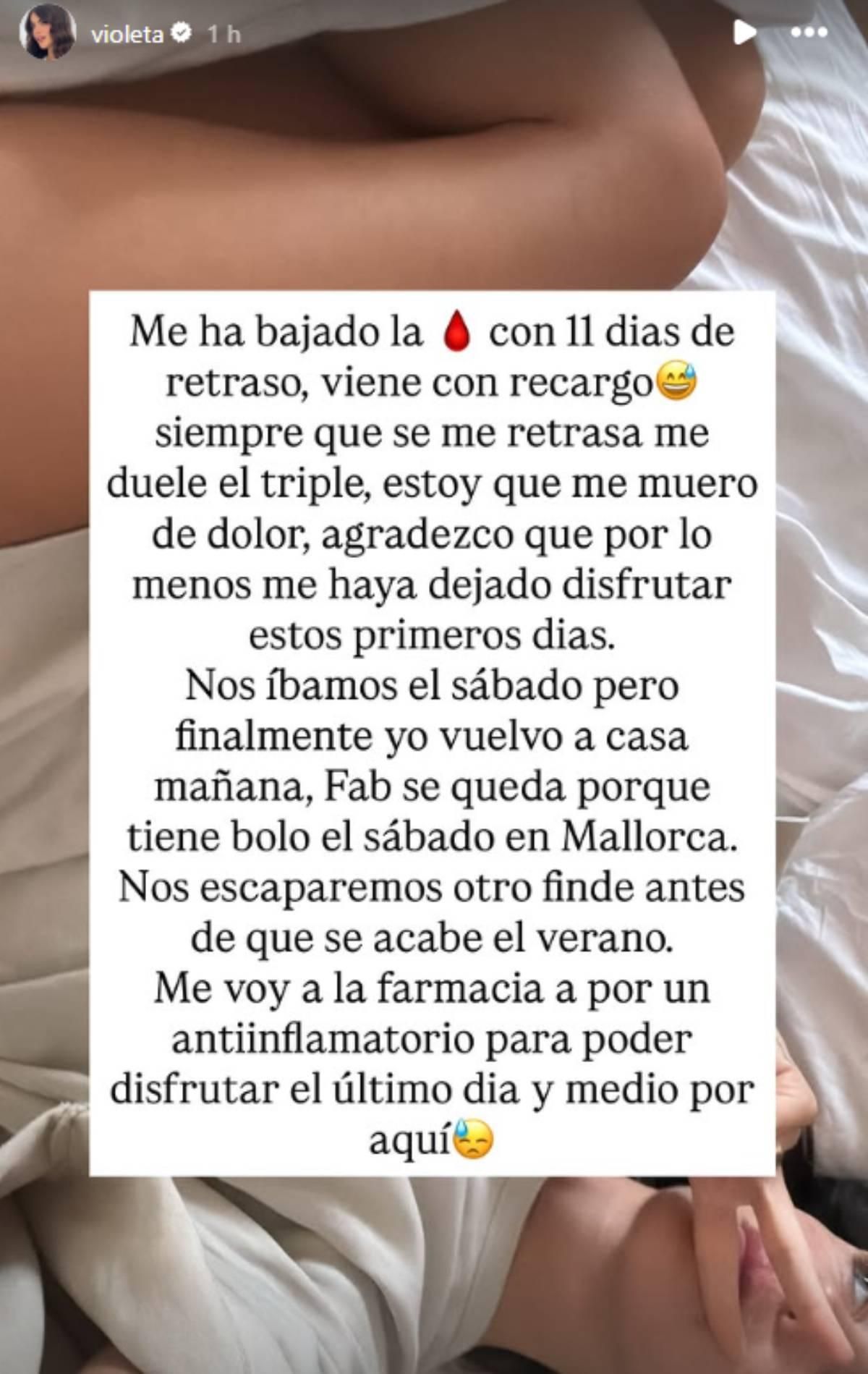 La decisión de Violeta: se vuelve a casa