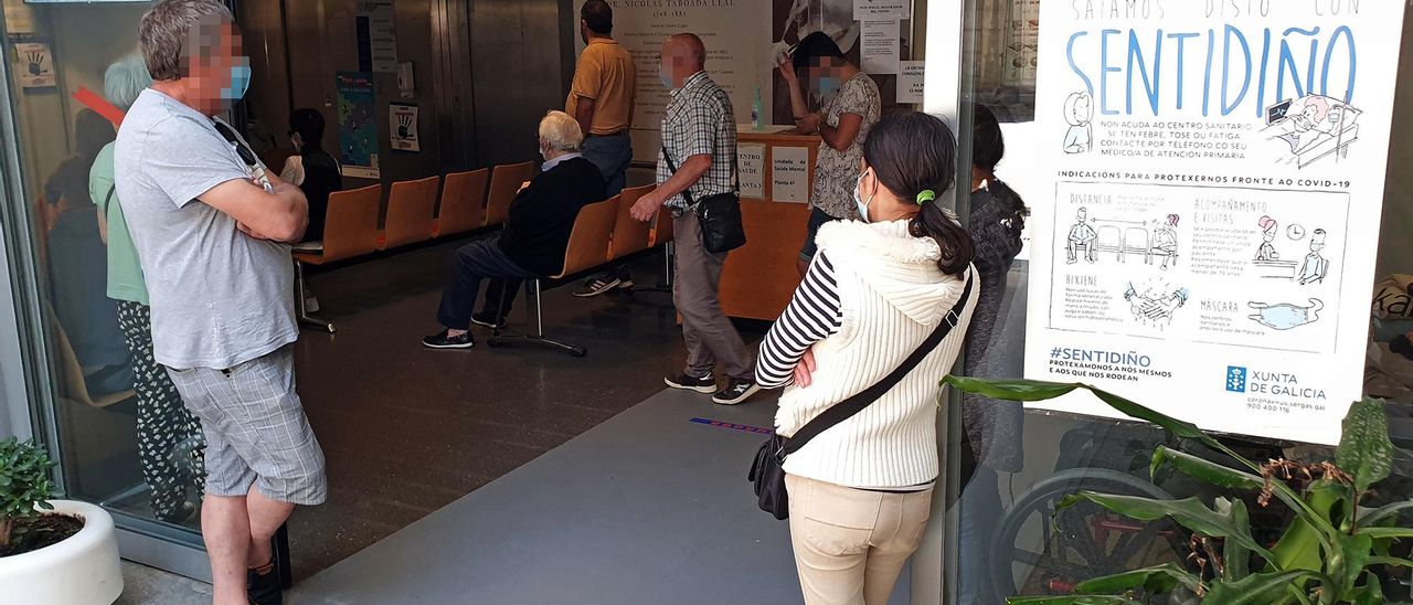 Entrada de un PAC en Vigo estos días