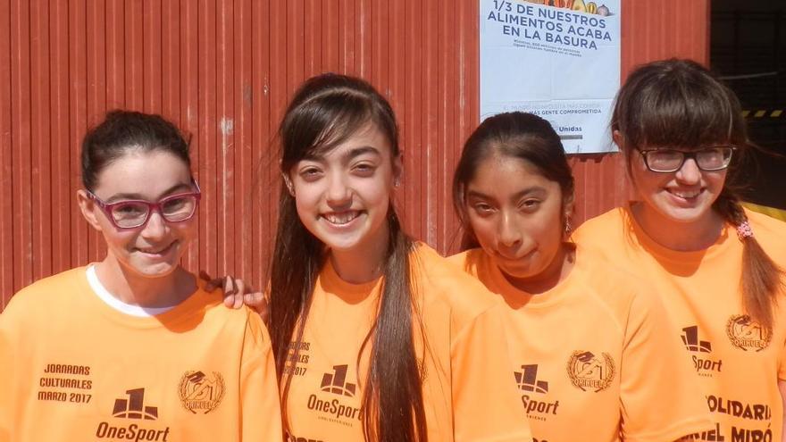 Una foto de alumnas participantes facilitada por el centro educativo