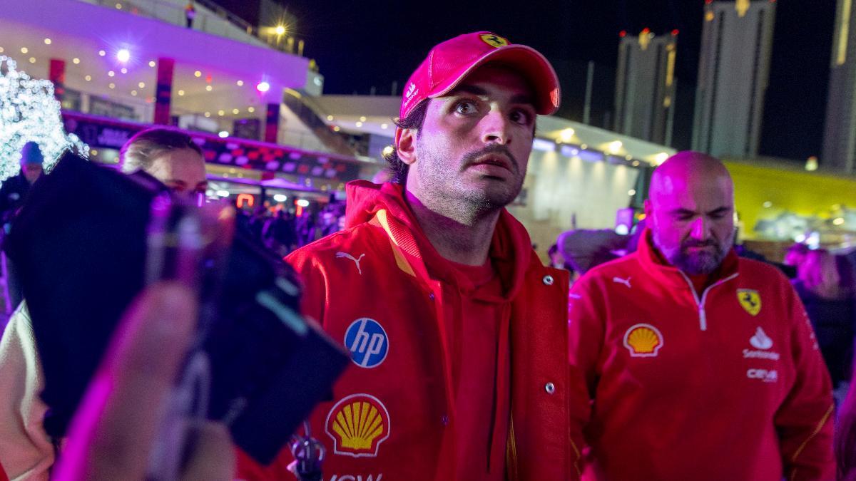 Carlos Sainz, en el circuito de Las Vegas