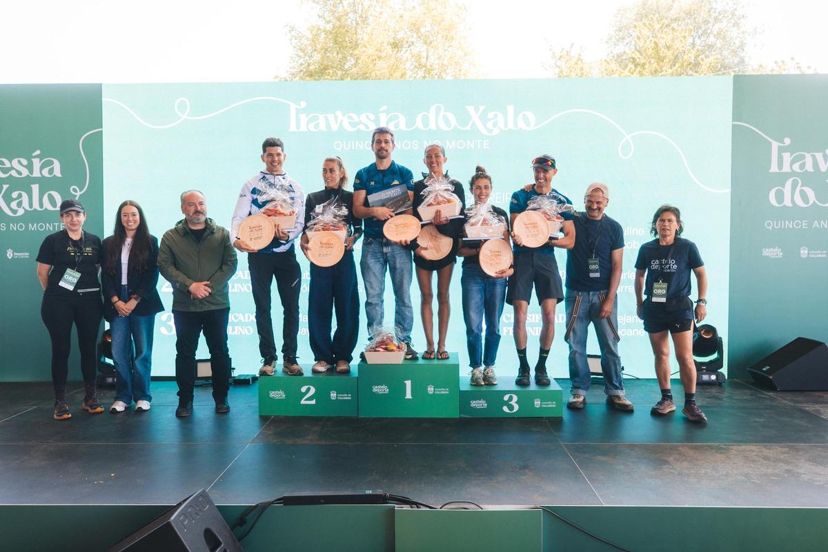 Algunos de los premiados en la prueba de este sábado.