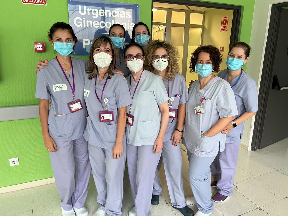 Equipo de matronas del Hospital Universitario de Torrevieja