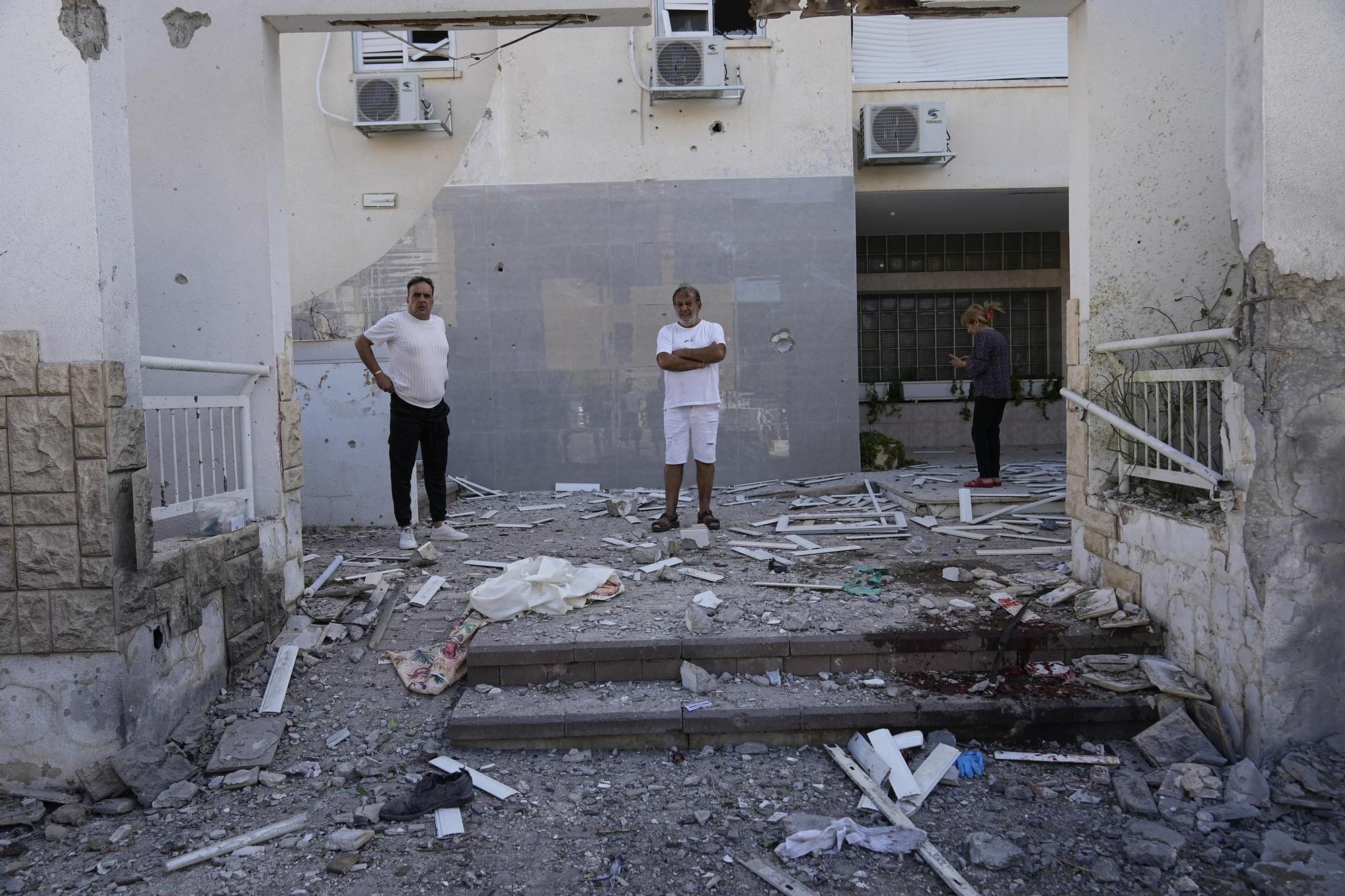 Ataque procedente de la Franja de Gaza en Ashkelon, Israel.