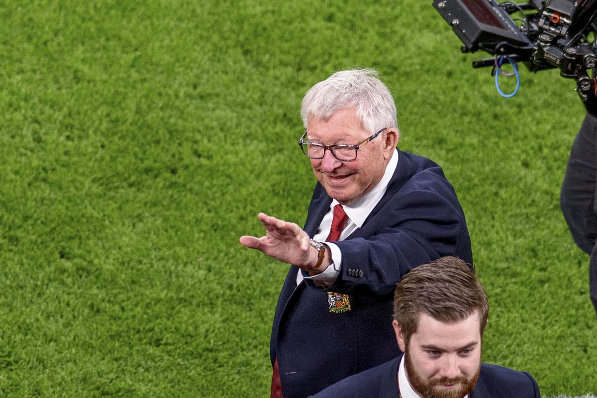 El exentrenador del Manchester United Alex Ferguson en una foto de archivo