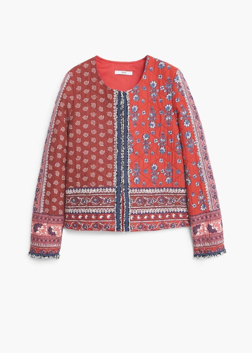 Chaqueta estampada algodón de Mango (24,99€)