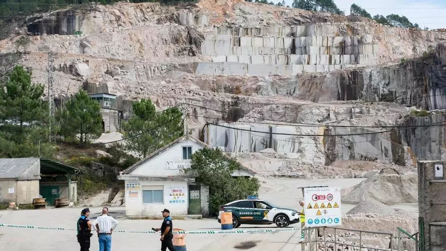Cuatro personas han resultado heridas de gravedad en una explosión en las instalaciones de la cantera Granitos y Áridos de Atios en Porriño
