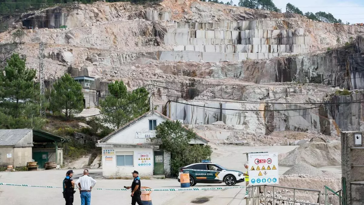 Cuatro heridos en una cantera de O Porriño al detonar antes de tiempo una voladura