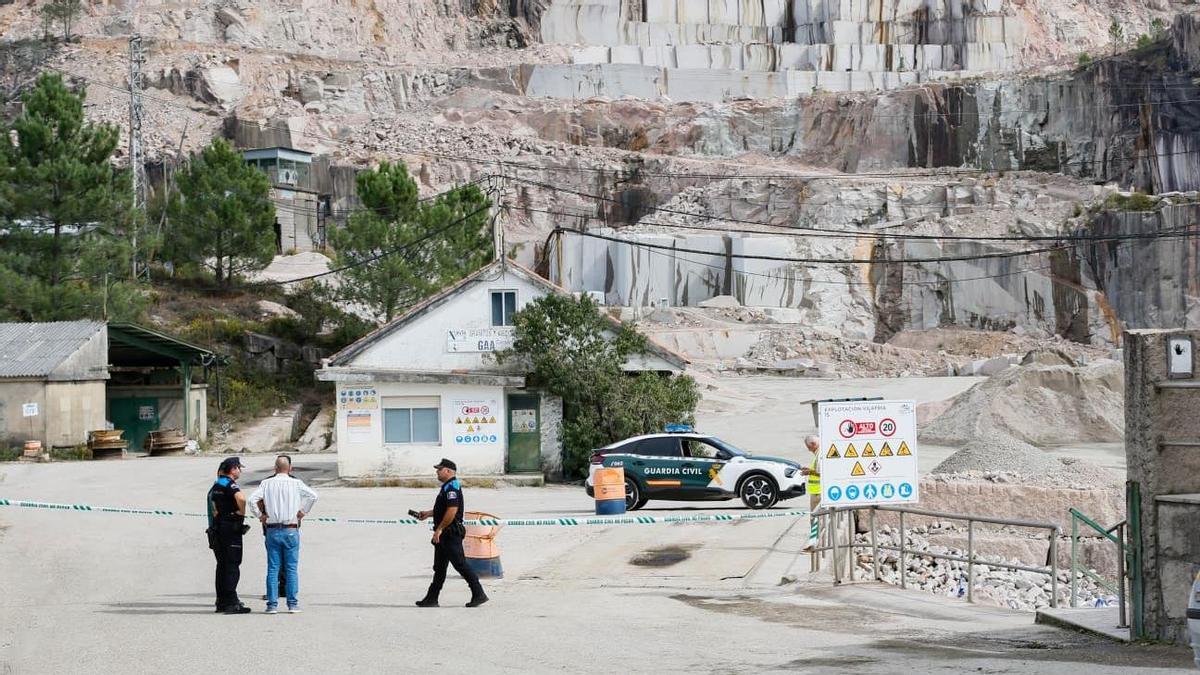 Cuatro heridos en una cantera de O Porriño al detonar antes de tiempo una voladura