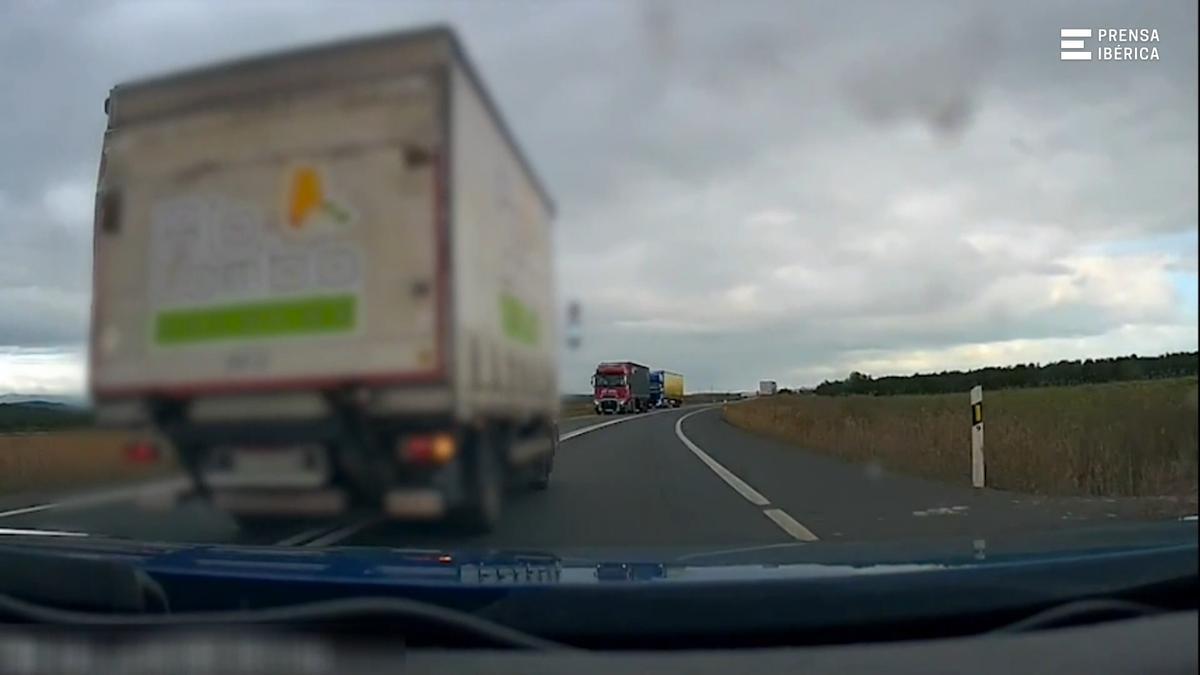 Investigado un conductor tras un arriesgado adelantamiento en La Rioja
