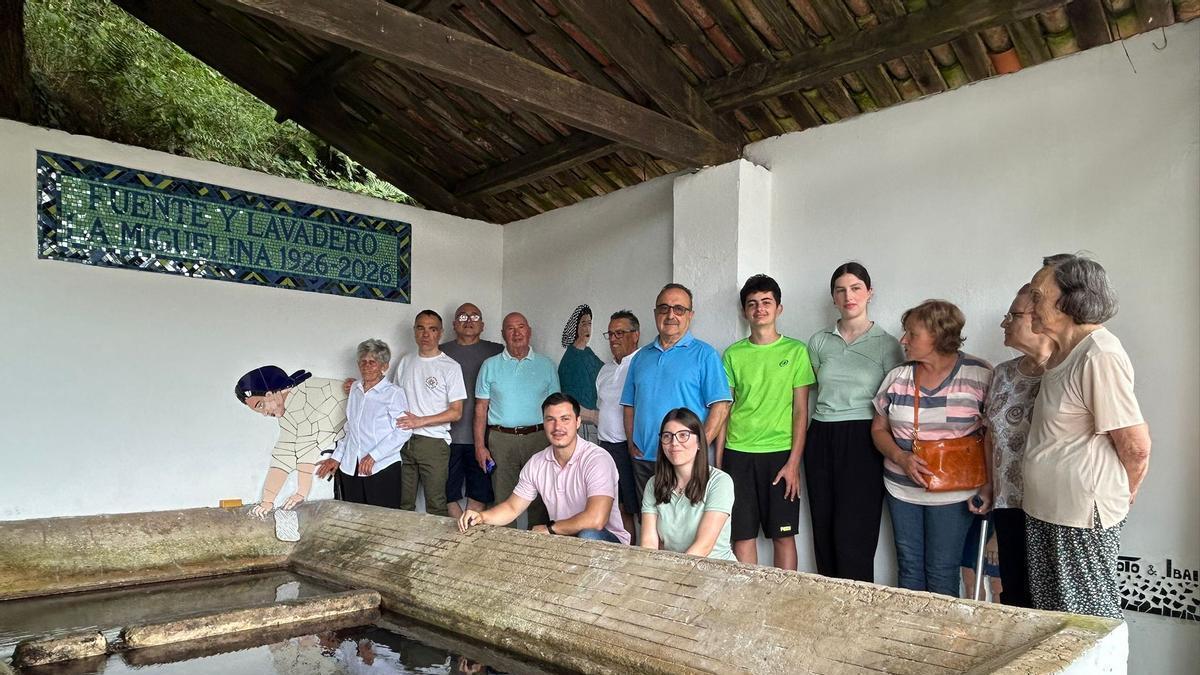EN IMÁGENES: Corvera celebra la remodelación del centenario lavadero de Cancienes