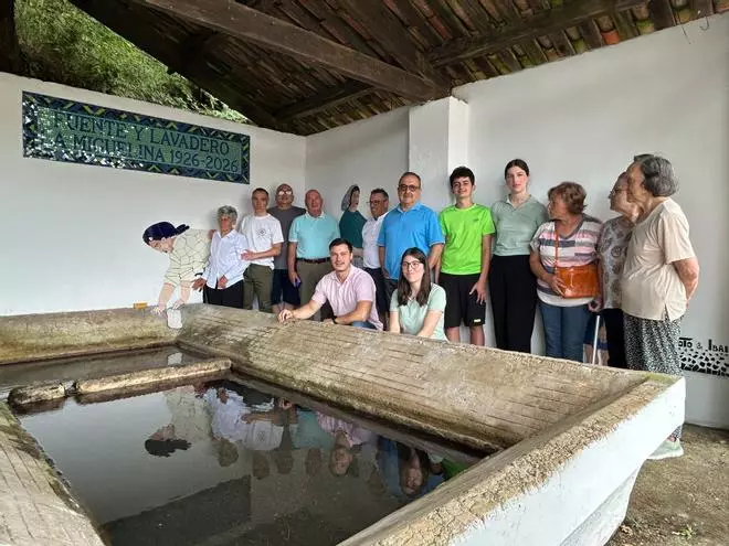 EN IMÁGENES: Corvera celebra la remodelación del centenario lavadero de Cancienes
