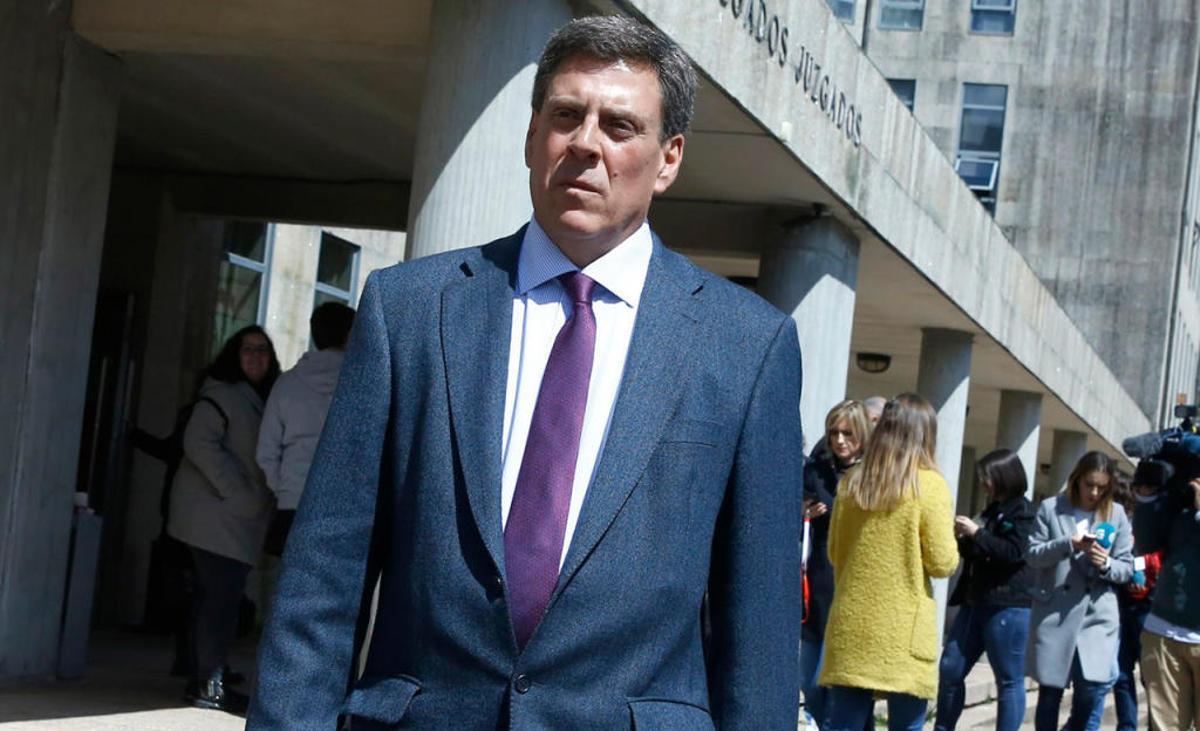 Juan Carlos Quer en los juzgados de Santiago // Xoan Alvarez