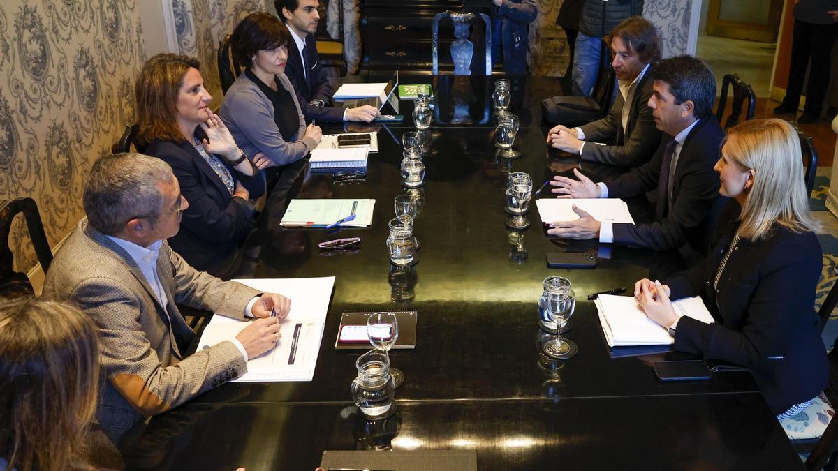 Ribera y Mazón se reúnen en Madrid