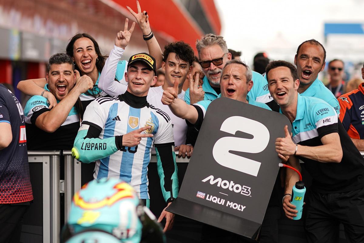 Adrian Fernández, celebró con la camiseta de Messi