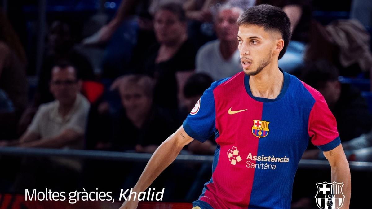 Khalid Bouzid rescinde con el Barça