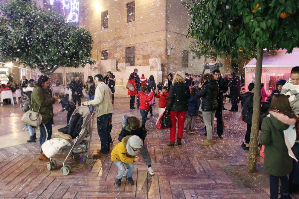 Por tercer año consecutivo, esta iniciativa atrae a niños y familias a la céntrica plaza de Málaga capital