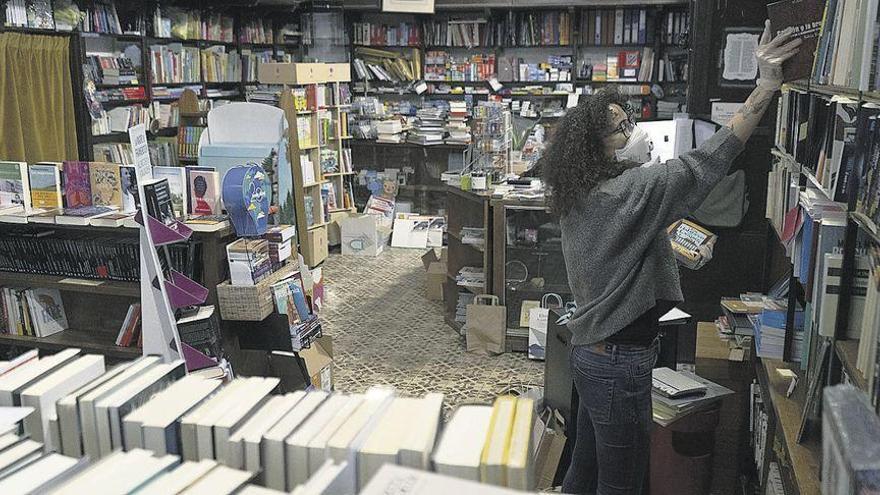 Librería Semuret, en el Casco Histórico de la capital zamorana, tras la reapertura.