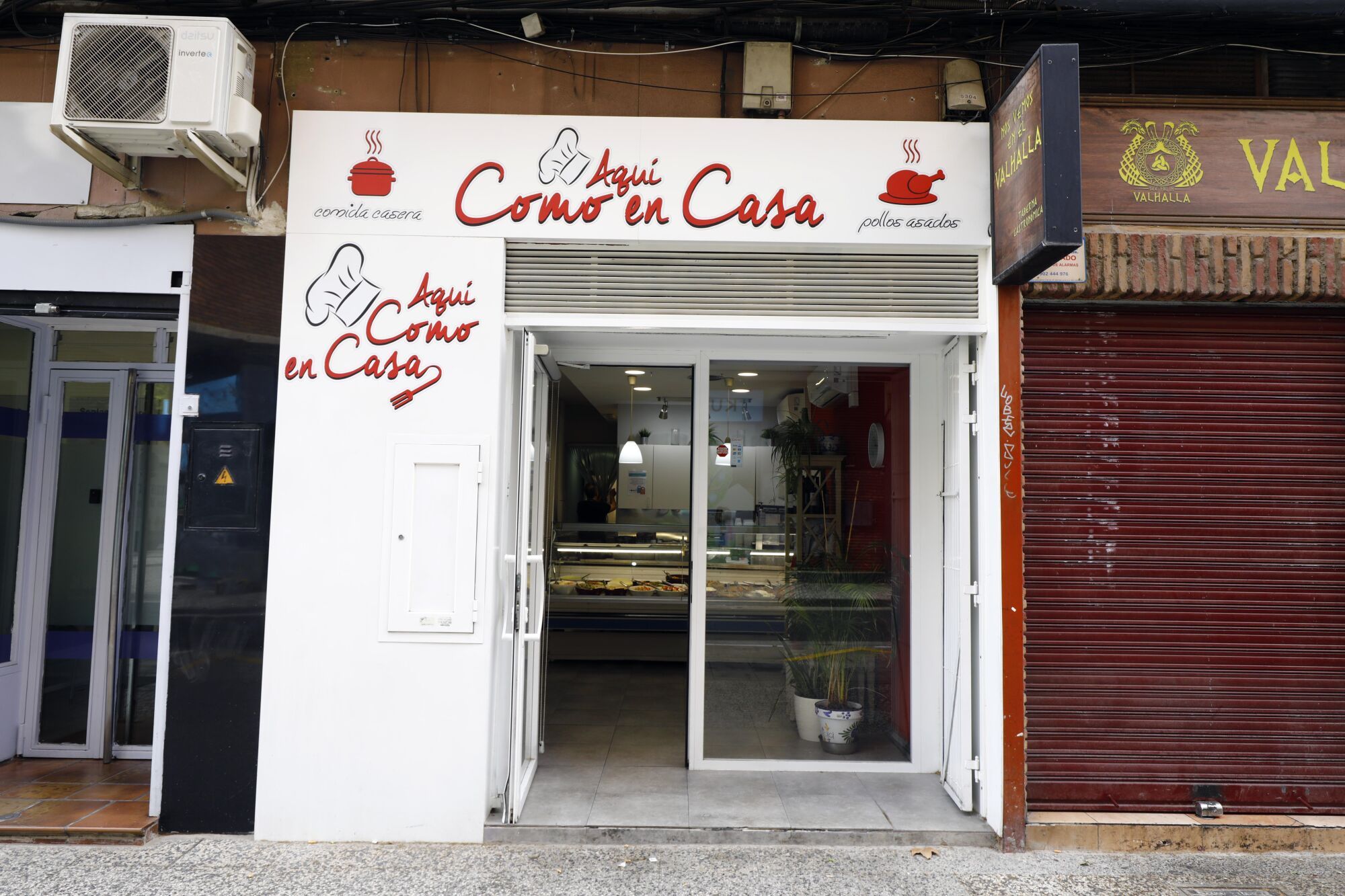 restaurante aqui como en casa de la calle felix latassa, comida preparada para llevar