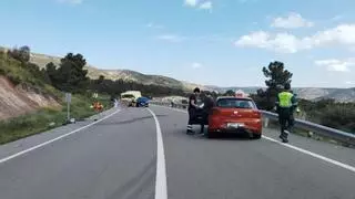 Detenido por homicidio imprudente el conductor drogado que arrolló a un motorista en Gargallo (Teruel)
