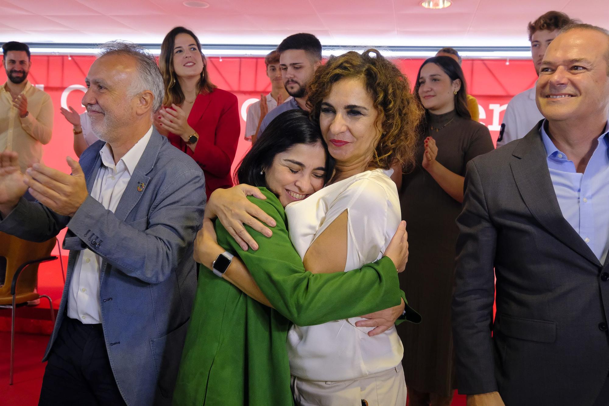 Carolina Darias presenta su candidatura a la alcaldía de la capital grancanaria