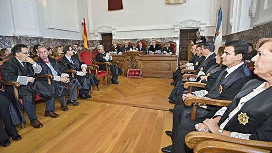 Imagen de la apertura del año judicial en Galicia.