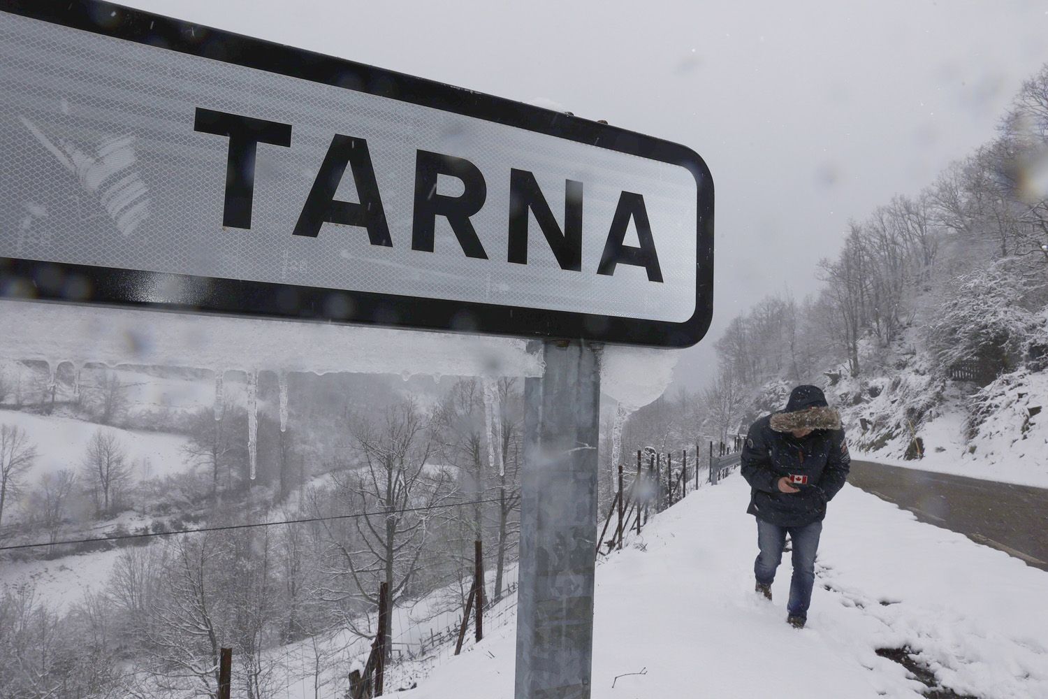 EN IMÁGENES: Asturias se enfrenta a un temporal de frío y nieve en abril