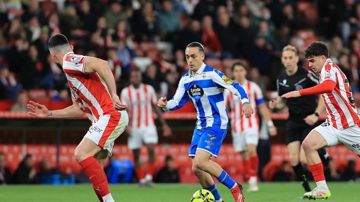 Luismi se suma a los apercibidos de cara al final de campeonato en el Deportivo