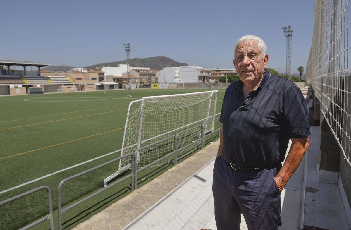 Pep Claramunt, en el campo de Puçol