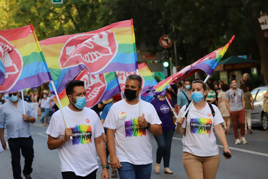 Marcha del colectivo LGTBI+ en Murcia