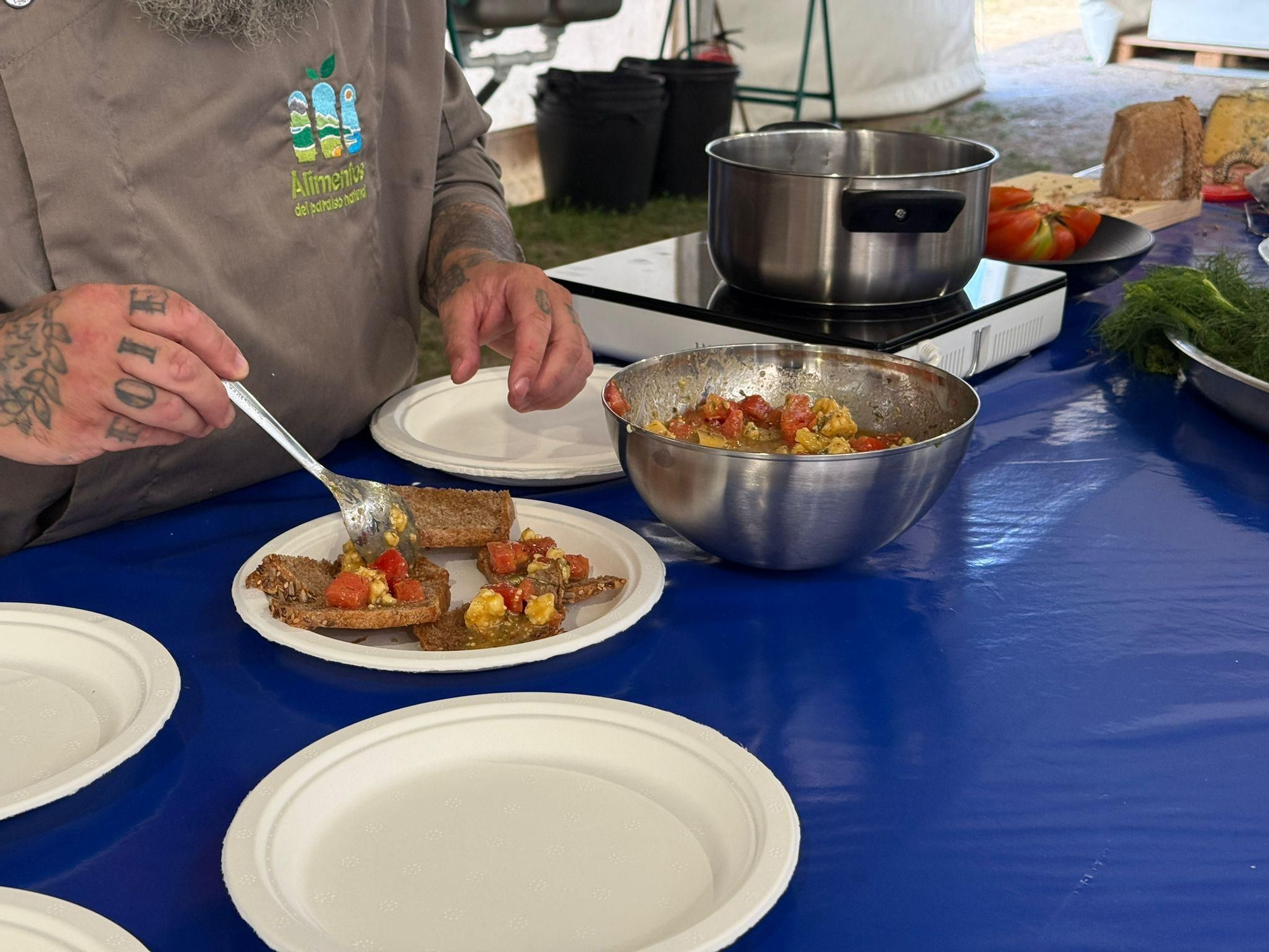Así fue el showcooking de David Montes en FAPEA