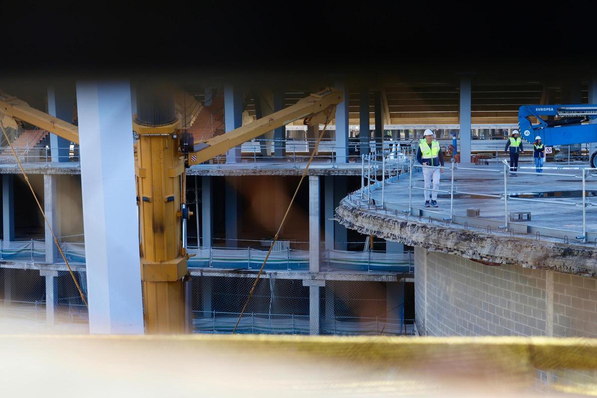 Avances en las obras del Nou Mestalla