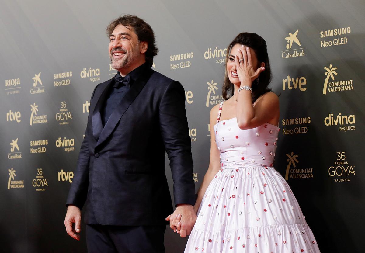Todas las imágenes de la alfombra roja de los Premios Goya en València