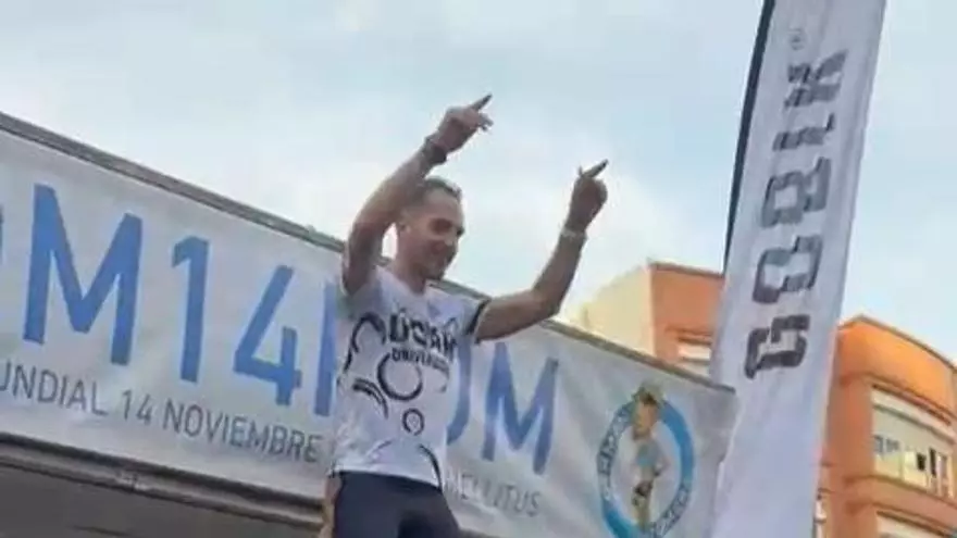 Germán Romera culmina con éxito el reto “Yo sudo por la diabetes 24 horas” y completa 157 kilómetros en cinta de correr