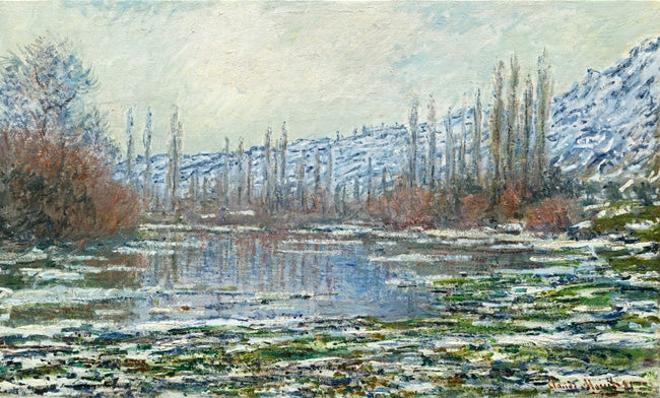 Claude Monet. El deshielo en Vétheuil, 1881.