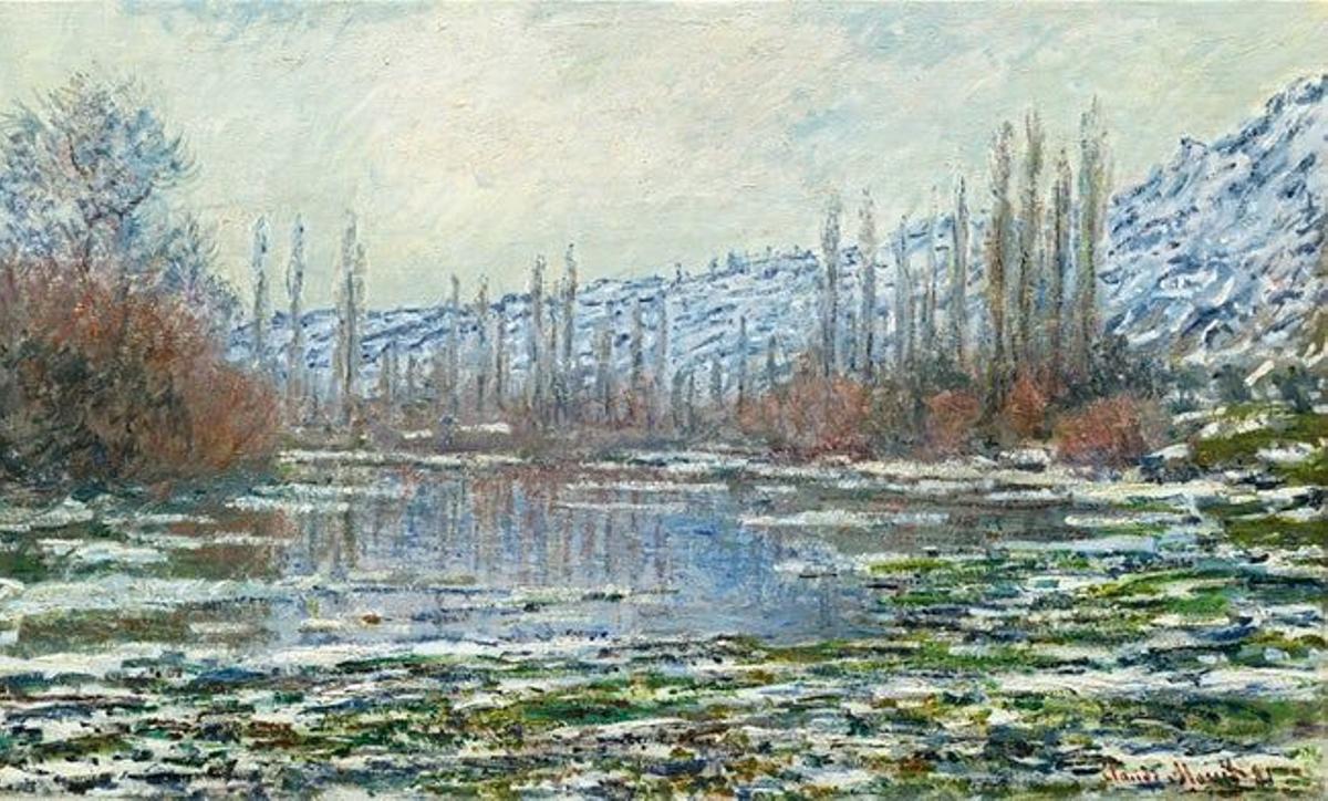 Claude Monet. El deshielo en Vétheuil, 1881.