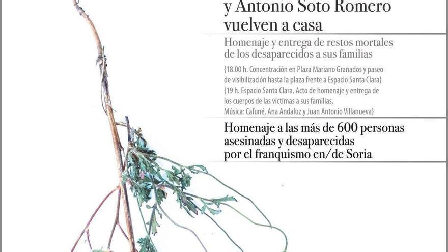 Soria: Entregan restos de víctimas del franquismo 90 años después