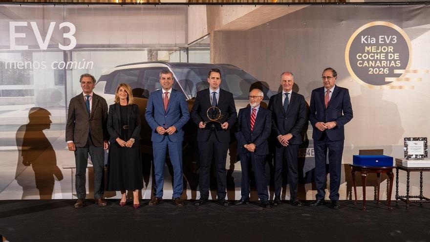Kia Ev3 recibe el premio de ‘MEJOR COCHE DE CANARIAS-2026’
