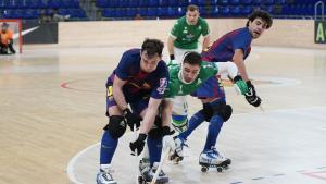 hockey. sergi llorca . . ignacio alabart. barça . liceo. liga españa 2025/2026 barça . liceo. 04. accion. palau blaugrana