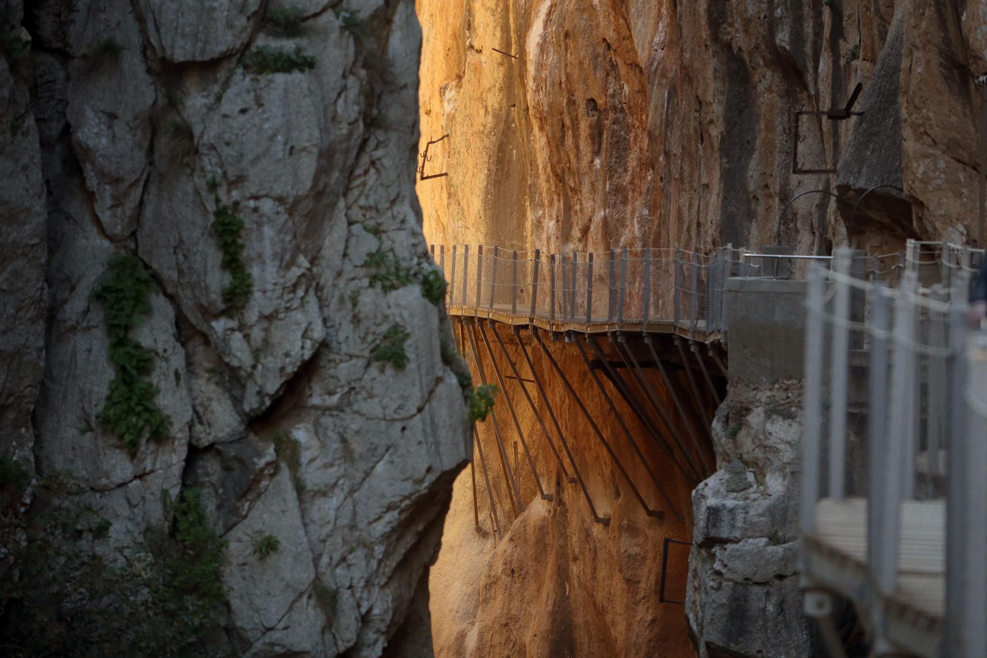 El Caminito del Rey reabre mañana su recorrido habitual tras los daños por los desprendimientos