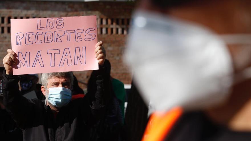 Las Marchas de la Dignidad denuncian &quot;el desmantelamiento&quot; de la sanidad pública