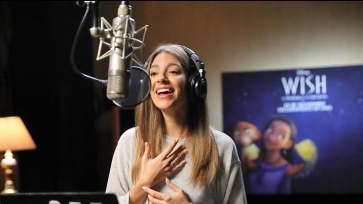 Ana Guerra durante la grabación de las canciones.